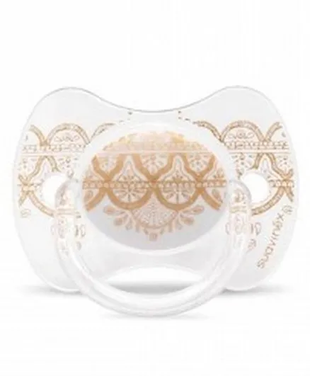 Suavinex - Transparent Soother with Golden Shades