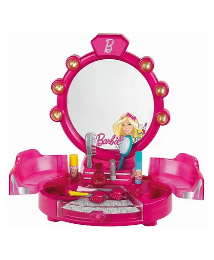 Barbie Beauty Table Accessories, Styling Studio Toy - Multicolor