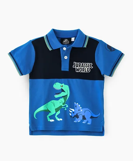 Universal Jurassic World Short Sleeves T-Shirt - Blue