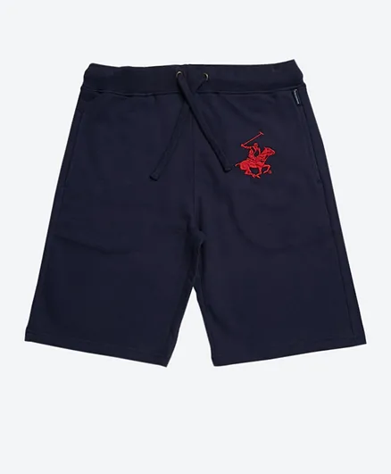 Beverly Hills Polo Club Knit Shorts - Navy Blue