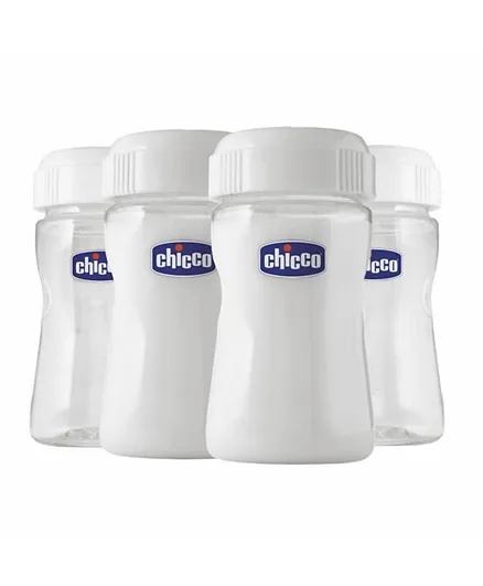 Chicco Sure Safe Nursing Breastmilk Containers (White)
