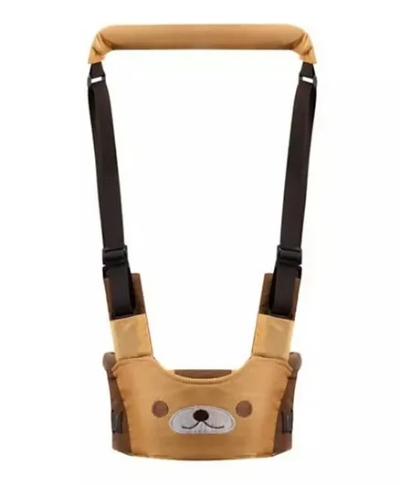 بيبي لوف - حزام الأمان للأطفال مساعد مشي - لون بني