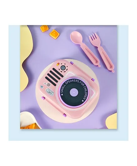 Small-Speaker Shaped Lunch Box - Pink