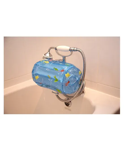 كليبا سيف - واقي صنبور استحمام قابل للنفخ  - أزرق