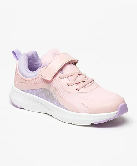 Kappa Textured Velcro Closure Sports Shoes - Pink
