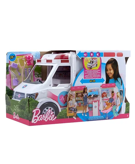 ​Barbie Transformable Emergency Vehicle - 20 Pieces