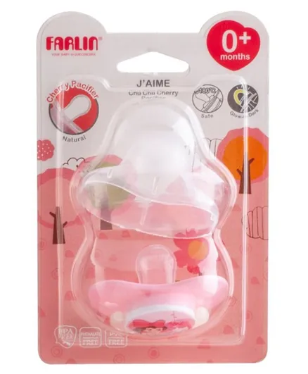 Farlin Chu Chu Pacifier - Pink