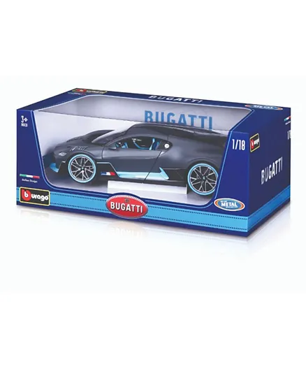 Bburago Bugatti Divo 1:18 Scale Diecast Model Car Matte - Grey