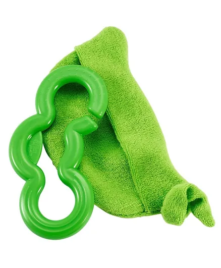 The First Year Chilled Peas 2 In 1 Teether - Green