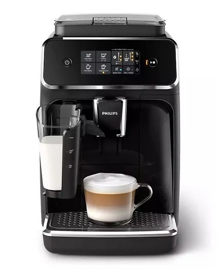 Philips - Series 2200 Fully Automatic Espresso Machines - Glossy Black
