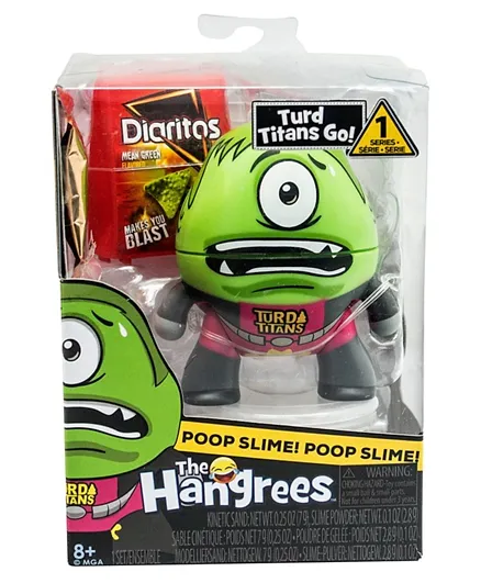 The Hangrees  The Turd Titans Go Figure with Slime - Green