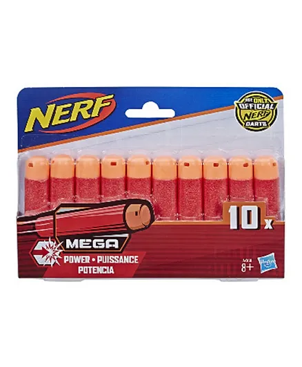 Nerf Mega 10 Dart Refill - Red