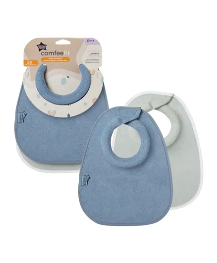 Tommee Tippee Closer to Nature Milk Feeding Bib - 2 Pieces