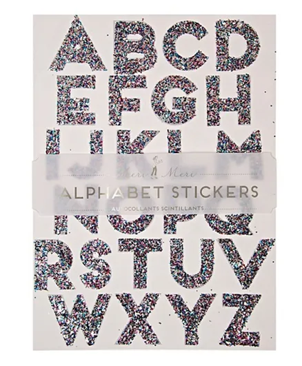 Meri Meri  Glitter Stickers Pack of 10 - Multicolour