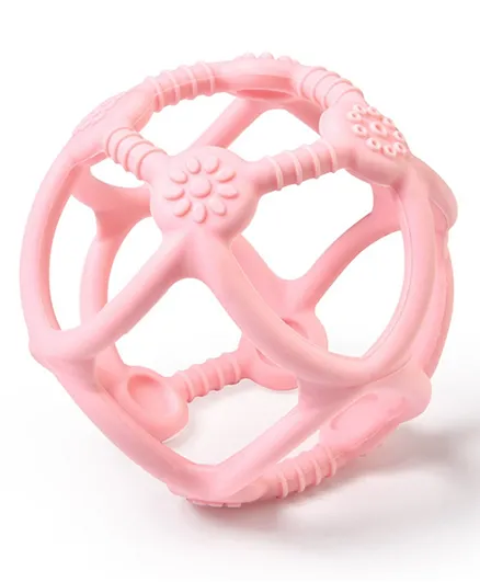 Luqu Silicone Teether Ball - Pink