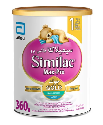 Similac - Max Pro Baby Formula (1) From Birth To 6 Months 360 Gm