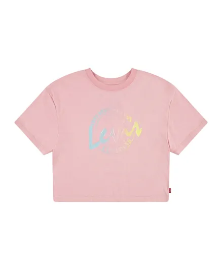 Levi's - Meet and Greet Script T-Shirt - Pink