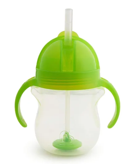 Munchkin Click Lock Weighted Flexi Straw Cup 7oz - Green