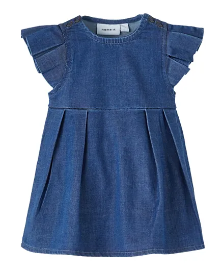 نيم إت - فستان جينز  - أزرق