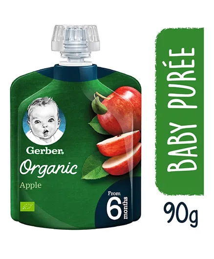 Gerber Organic Apple Puree - 90g