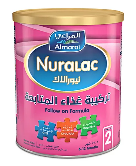 Almarai - Nuralac Follow On Baby Milk (2) - 900g