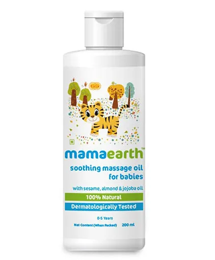 Mamaearth Soothing Massage Oil For Babies - 200ml