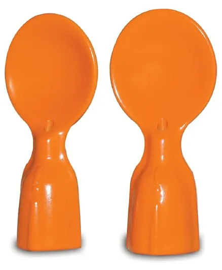 Infantino Couple a Spoons  Without Travel Case Orange - Pack of 2