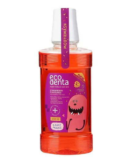 ايكودينتا - غسول فم للاطفال بنكهة الفراولة 250 مل