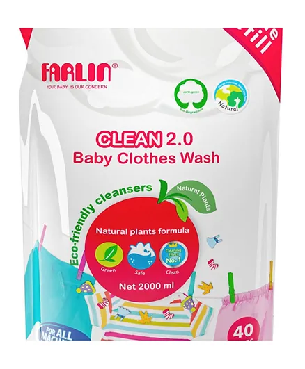 Farlin Baby Cloth Detergent 2000ml Refill