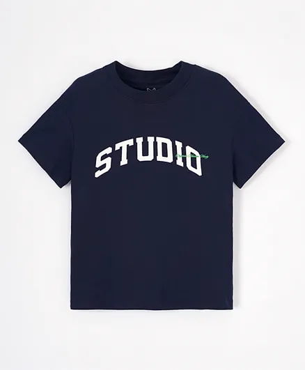 Jack & Jones Junior Jorbrink Studio Graphic T-Shirt - Navy Blazer