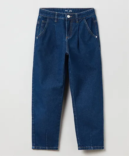 OVS Front Pocket Denim Jeans - Sailor Blue
