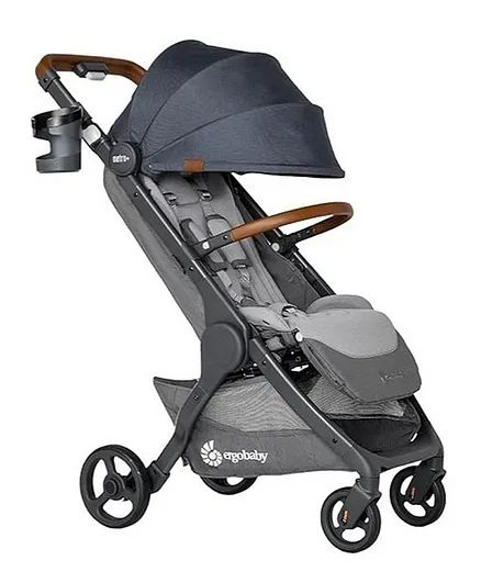 Ergobaby Metro Deluxe Compact City Stroller Foldable Body Adjustable Handle Multiple Recline 0 Months 87 x 44 x 96cm London Grey Online in KSA Buy at Best Price from FirstCry.sa 5f23dae031cb8