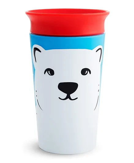 Munchkin -  Miracle 360° Wildlove Sippy Cup  1pk 9oz Polar Bear