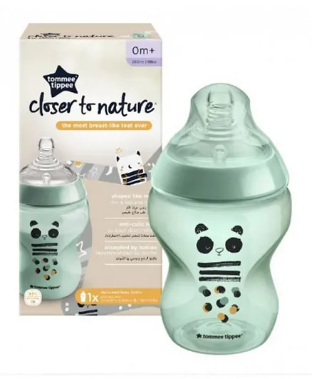 Tommee Tippee Closer to Nature Easi Vent Decorative Feeding Bottle - 260 ml
