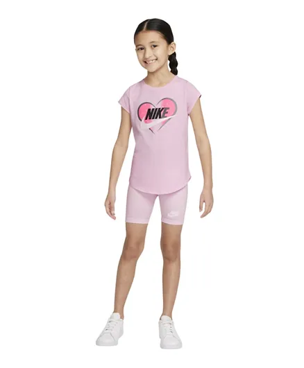 Nike Little Kids' Bike Shorts - Pink