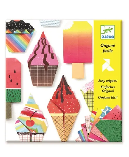 Djeco Sweet Treats Origami Pack of 24 - Multicolour