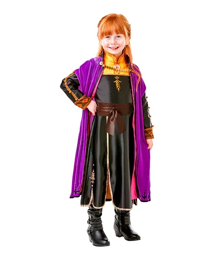 Rubie's Frozen 2 Premium Princess Anna Costume - Black Purple