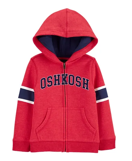OshKosh B'Gosh Logo Fleece Hoodie - Red