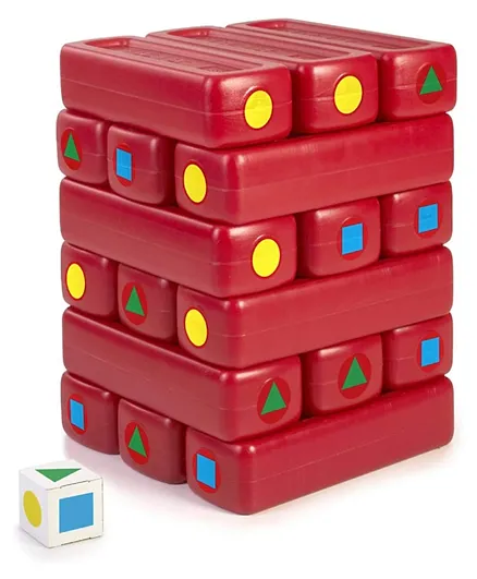 Feber Tower Bricks Red - 18 pieces