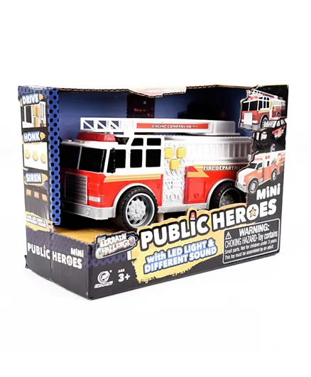 سوبر ليدر - شاحنة إطفاء أبطال شعبيين صغار