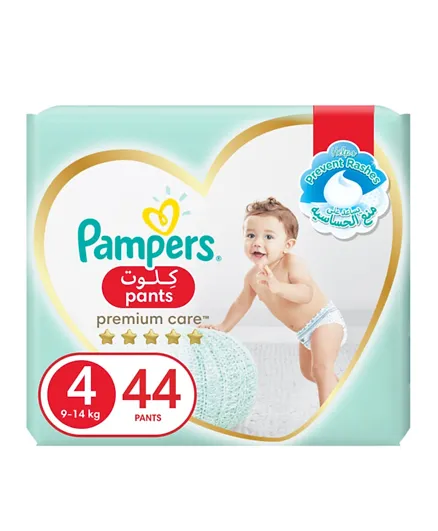Pampers Premium Care Pant Diapers Size 4 - 44 Pieces