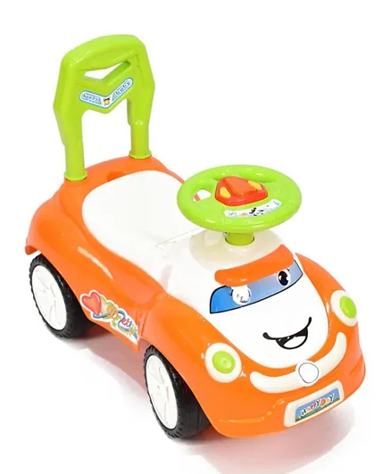 Amla - Children's Push Car with Music - Orange