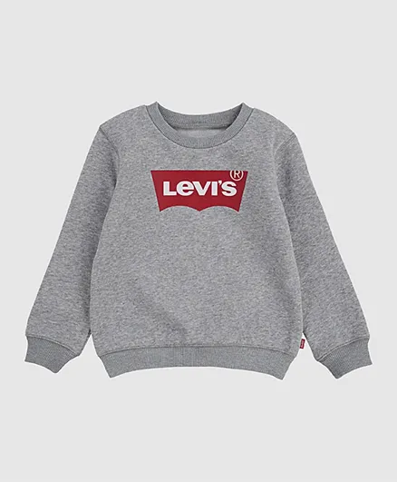 Levi's LVB Hooded Batwing Pullover - Grey