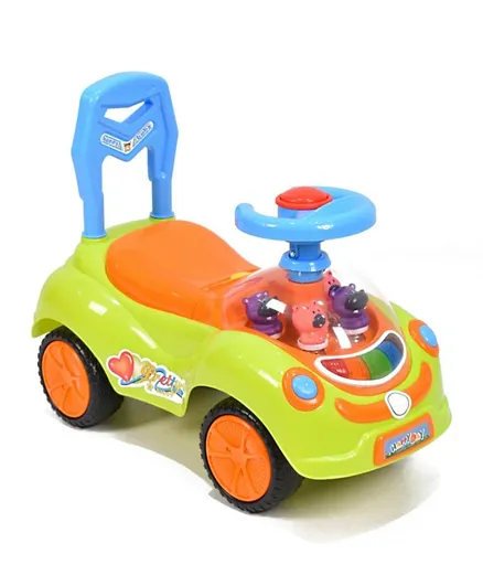 Amla - Children'S Push Car with Music - Green