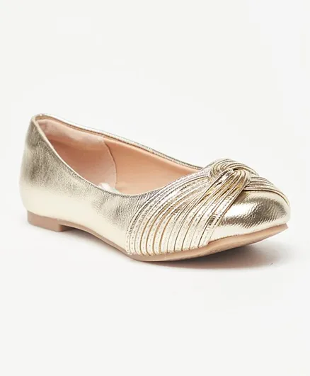 ليتل ميسي - حذاء باليه - ذهبي