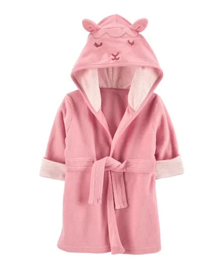 Carter's Lamb Hooded Terry Robe-Multicolor