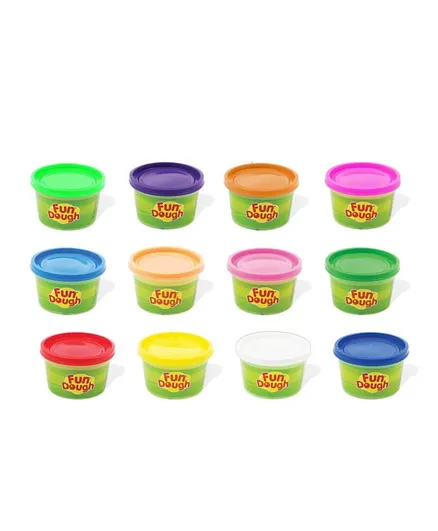 Funskool Box Of  Dough Colours - Pack of 12