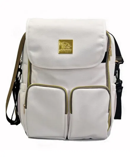 Elphybaby - Carry All Nappy Bag - White