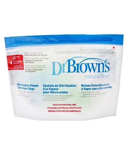 Dr Browns Microwave Steam Steriliser Bags - Pack of 5