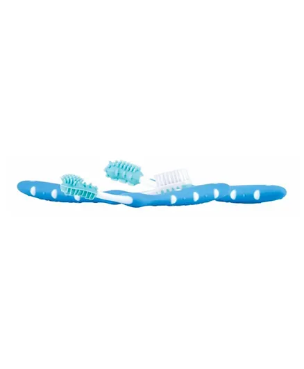 Nuby Toothbrush Pack of 3  -Blue